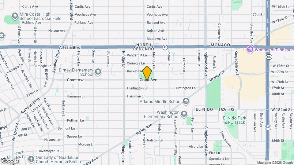 2312 Grant Ave, Unit #2 Map and Location Details