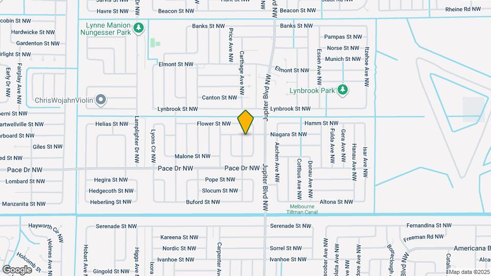 895 Brookson Ave NW Map and Location Details