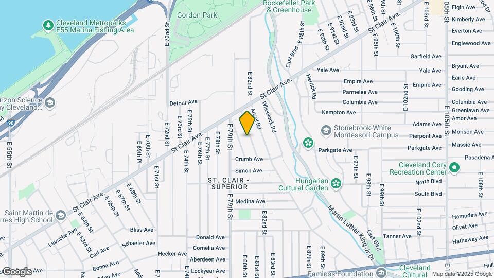 950 Ida Ave Map and Location Details