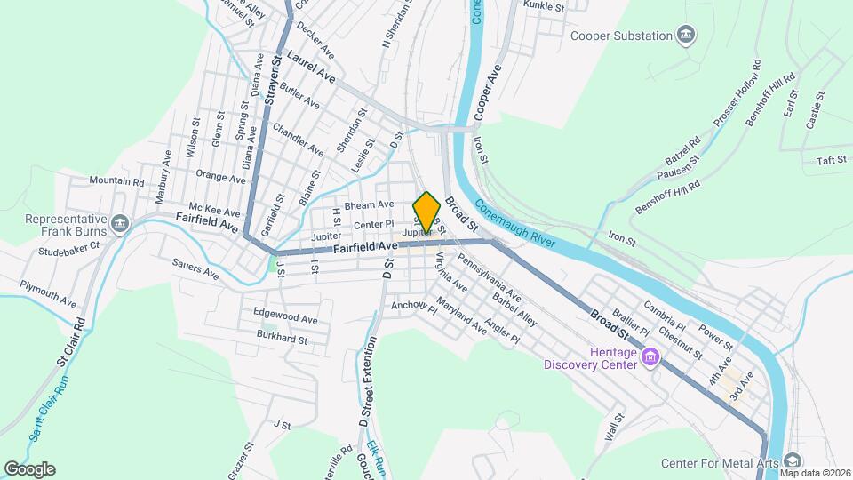 78 Fairfield Ave Mapa y Detalles de la Ubicación