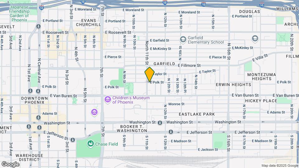 349 North 11th St Map and Location Details