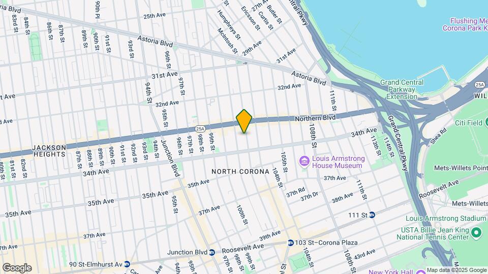 33-32 102nd St Mapa y Detalles de la Ubicación