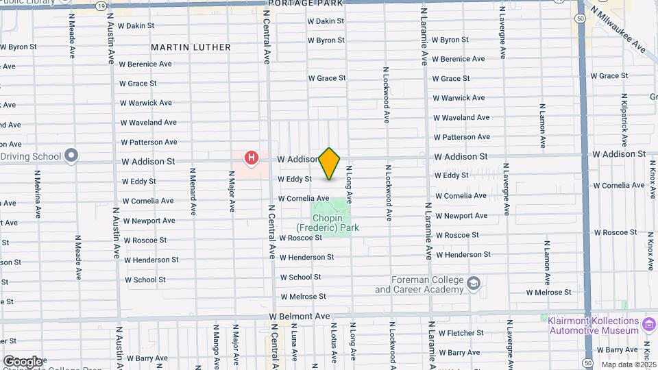 5433 W Eddy St Map and Location Details