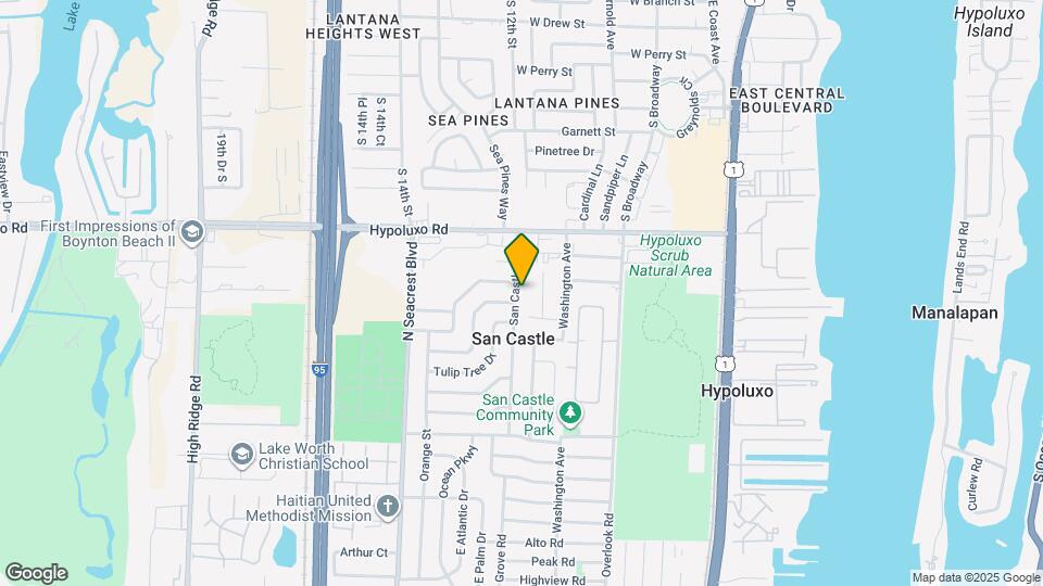 7154 San Castle Blvd Map and Location Details