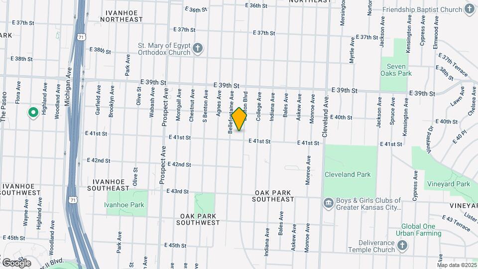 4036 Benton Blvd Map and Location Details