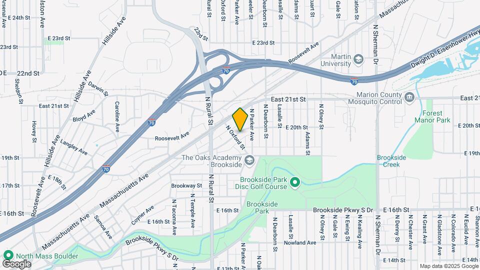 2909 E Brookside Ave Map and Location Details