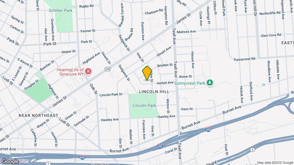 211 Pattison St Map and Location Details