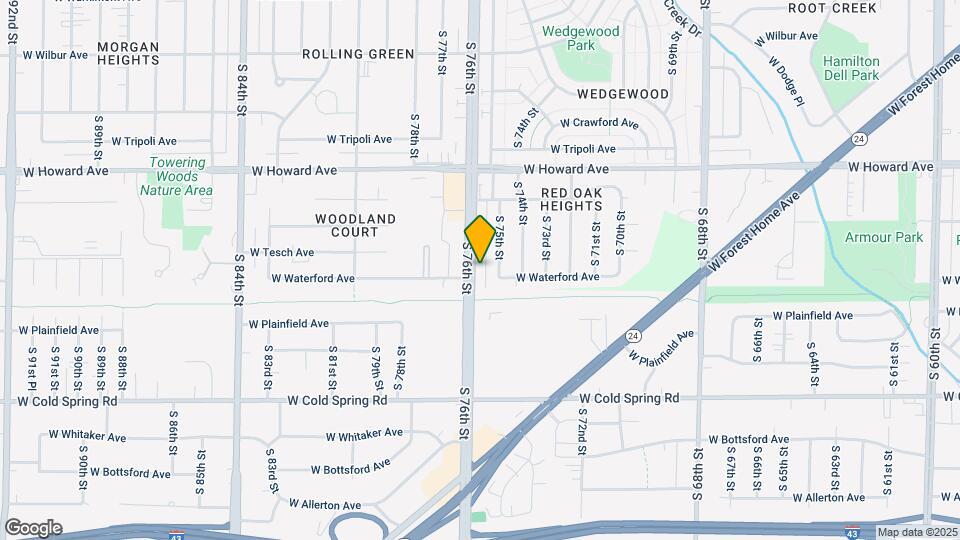 4052 S 76th St Map and Location Details