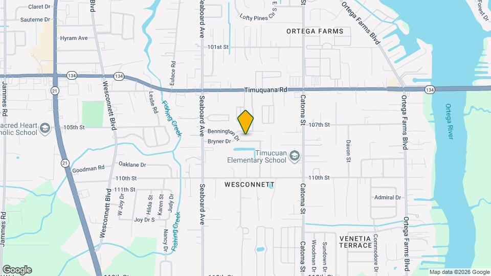 5545 Bennington Dr Mapa y Detalles de la Ubicación