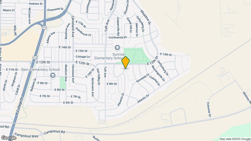 1103 Cottonwood Dr Map and Location Details
