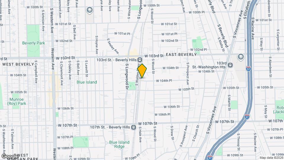 10425 S Hale Ave Map and Location Details