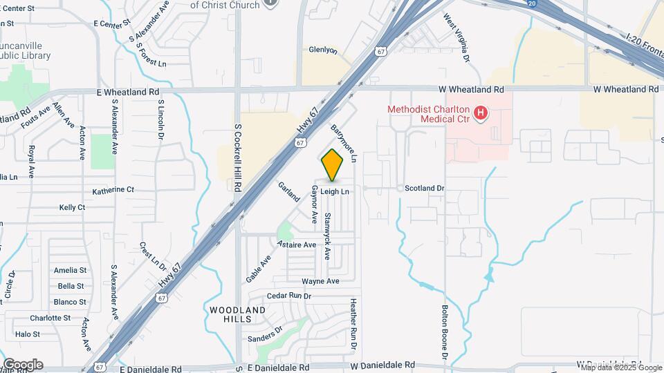1115 Leigh Ln Map and Location Details