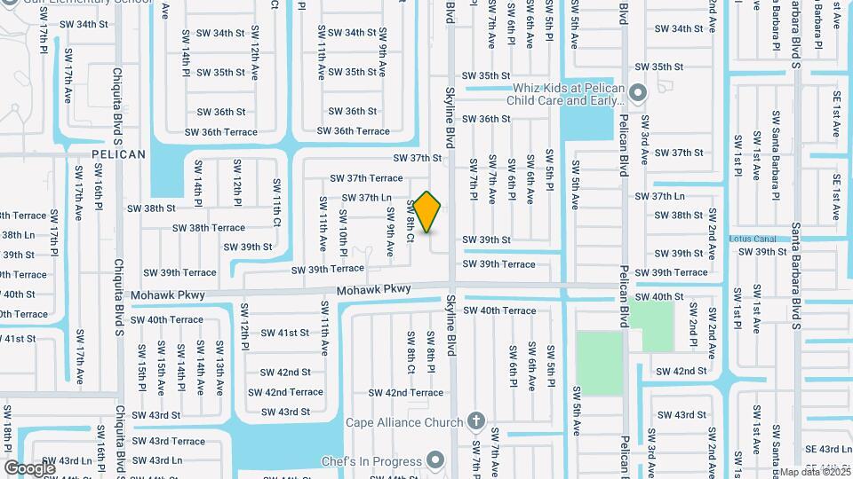 3826 SW 8th Pl Map and Location Details