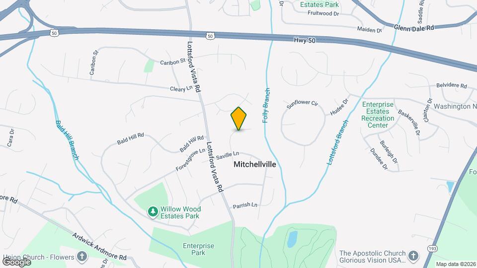 3613 Ripplingbrook Ct Map and Location Details