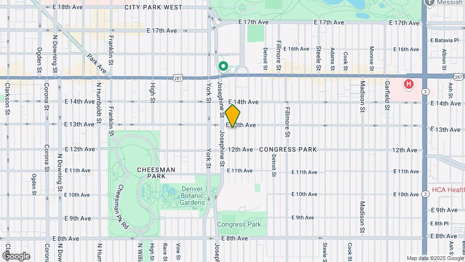 1269 Columbine St Map and Location Details