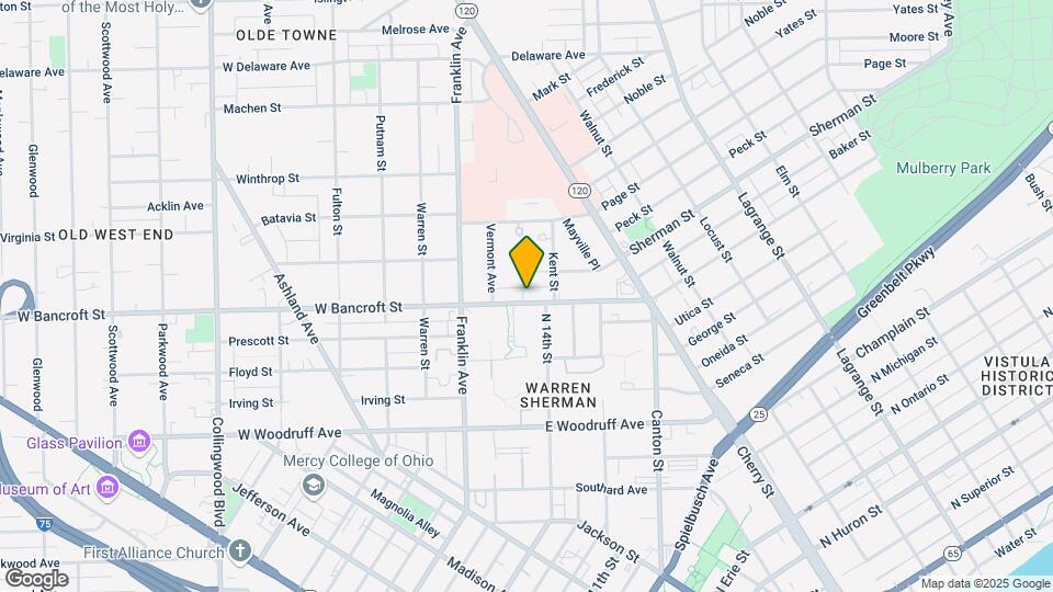 207 E Bancroft St Map and Location Details