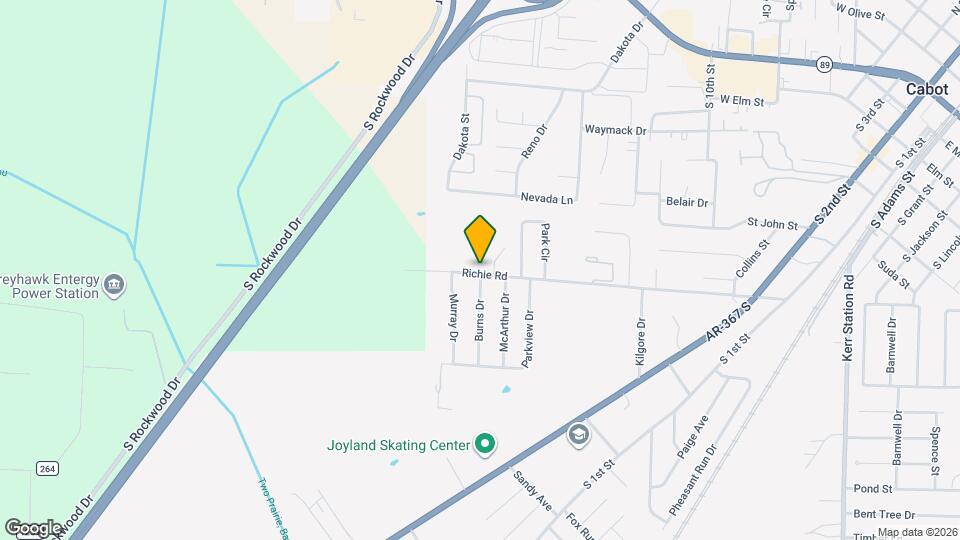 656 Richie Rd Map and Location Details