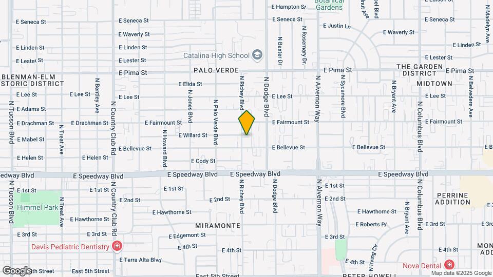 1220-1224 N Richey Blvd Mapa y Detalles de la Ubicación