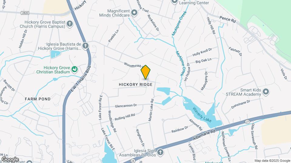 6502 Woodthrush Dr Map and Location Details