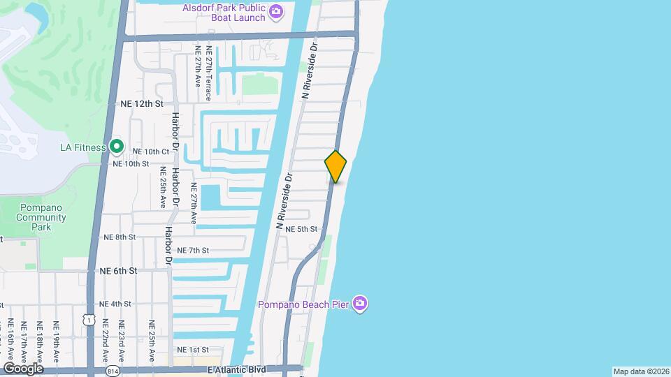 600 N Ocean Blvd Mapa y Detalles de la Ubicación