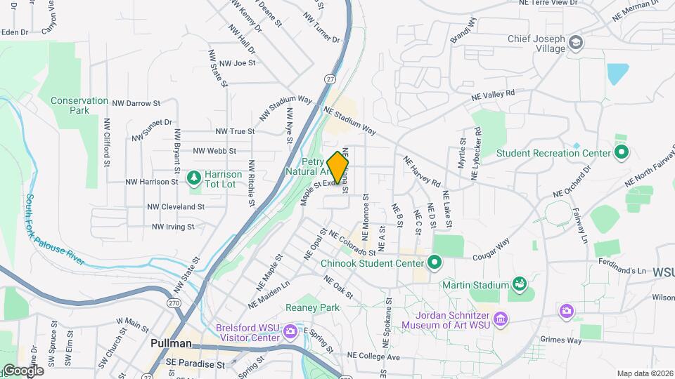 520 NE Garfield St Map and Location Details