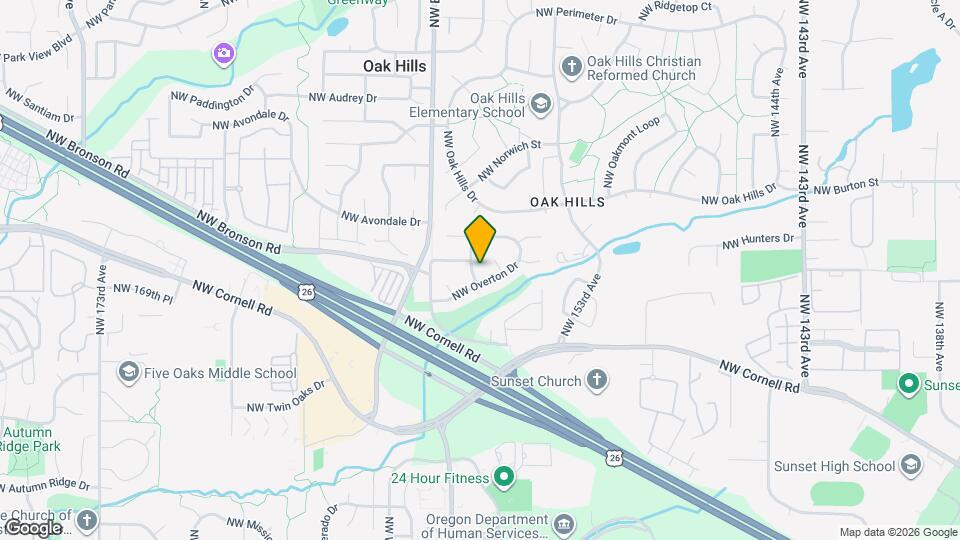 1990 NW 156th Ave Map and Location Details