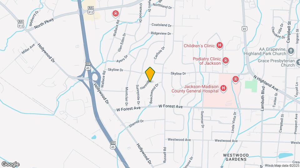 40 Harmony Ln Map and Location Details