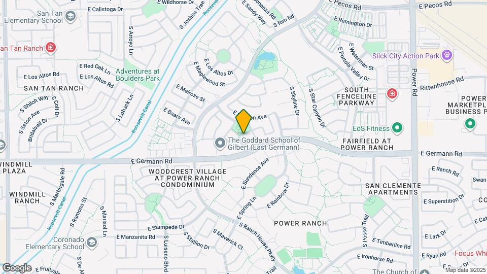 4125 E Trigger Way Map and Location Details