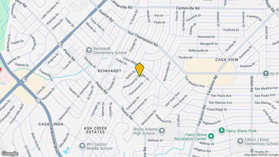 10322 Pinecrest Dr Map and Location Details