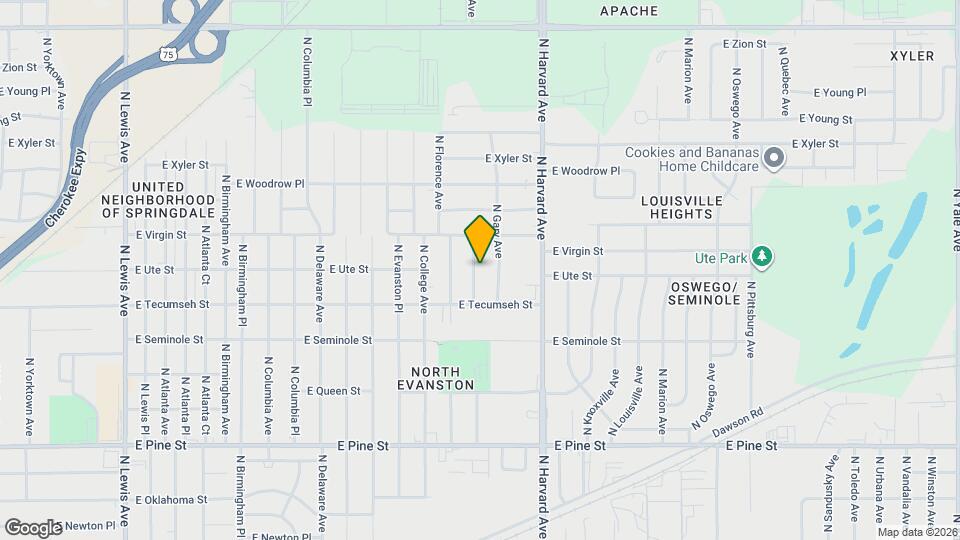 1931 N Florence Pl Map and Location Details