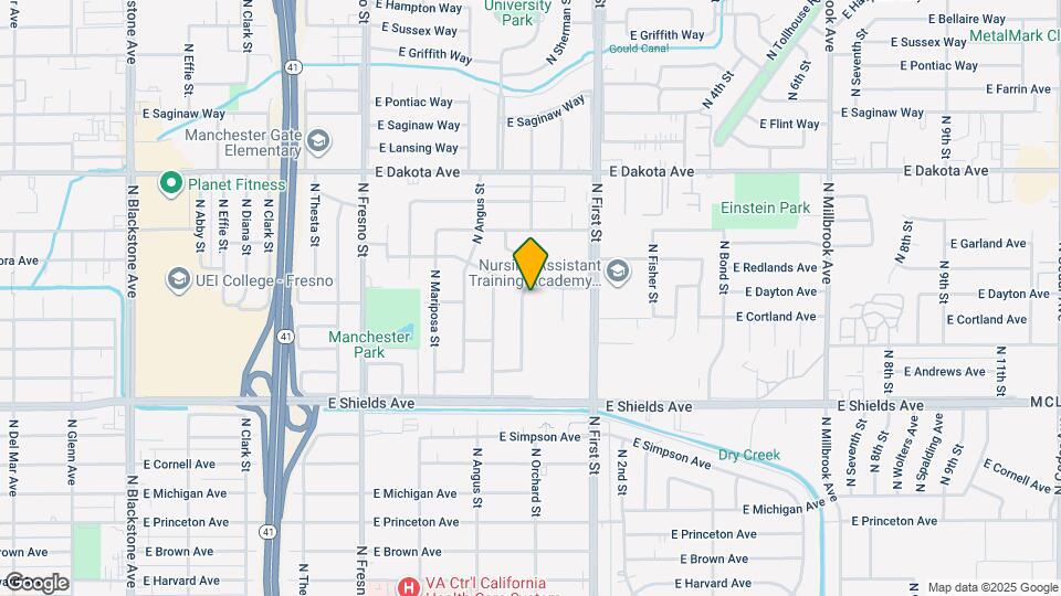 3542 N Orchard St Map and Location Details