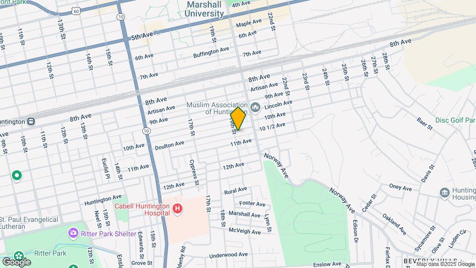 1905 Doulton Ave Map and Location Details