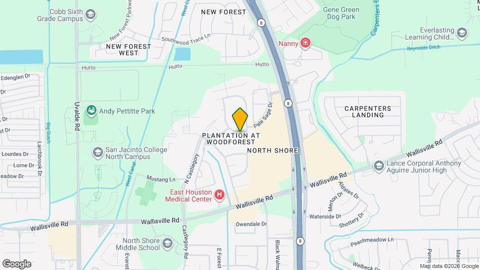 15314 Carsen Bend Dr Map and Location Details