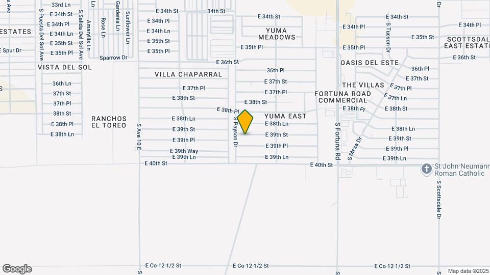 10533 E 39th St Map and Location Details
