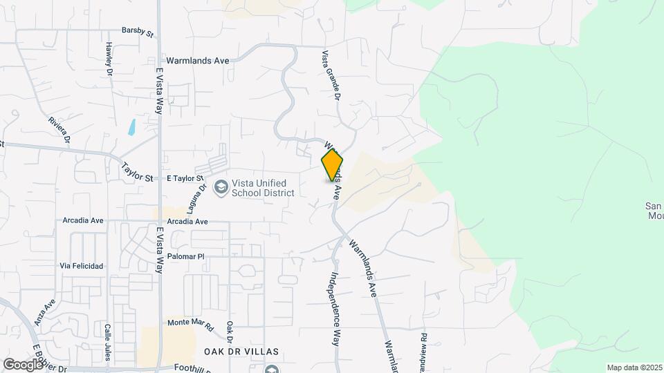 1810 Warmlands Ave Map and Location Details