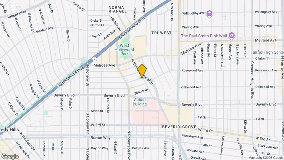 8704 Ashcroft Ave Map and Location Details