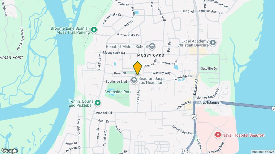 1323 Broad St Map and Location Details