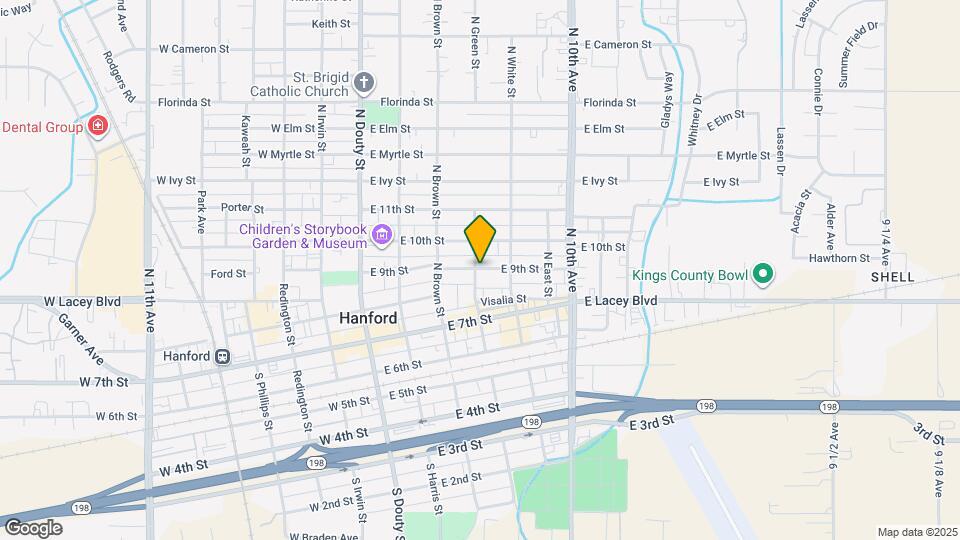 409 E 9th St Map and Location Details