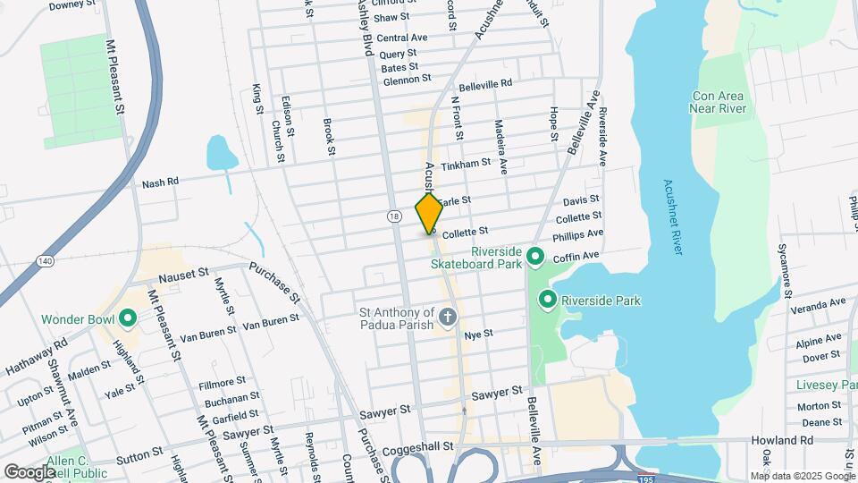 1561-1567 Acushnet Ave Map and Location Details