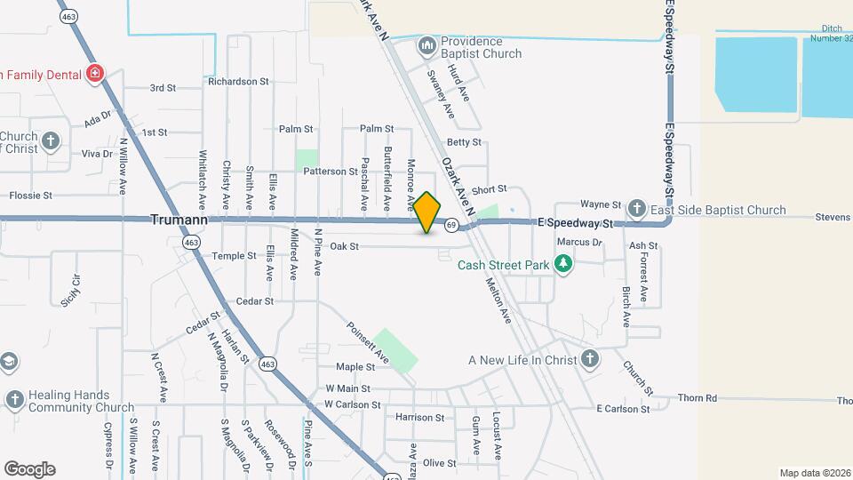 200 Oak St Map and Location Details