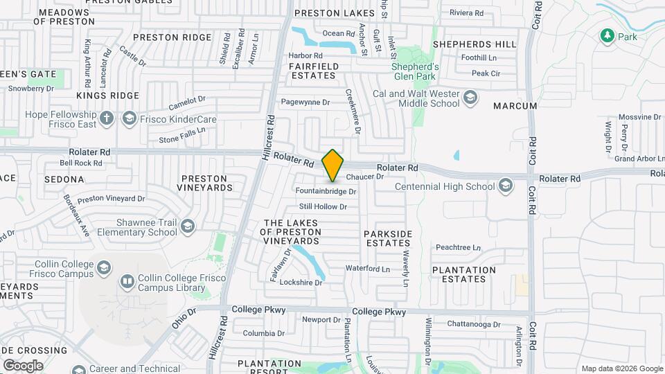 11406 Fountainbridge Dr Map and Location Details