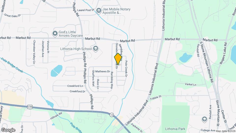 3028 Stonebridge Creek Dr Map and Location Details