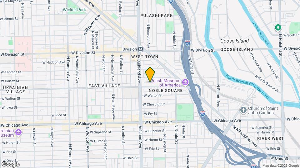 1526 W Augusta Blvd Map and Location Details