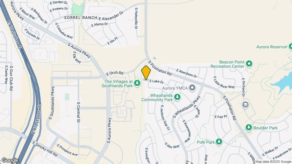 6011 S Irvington Ct Map and Location Details