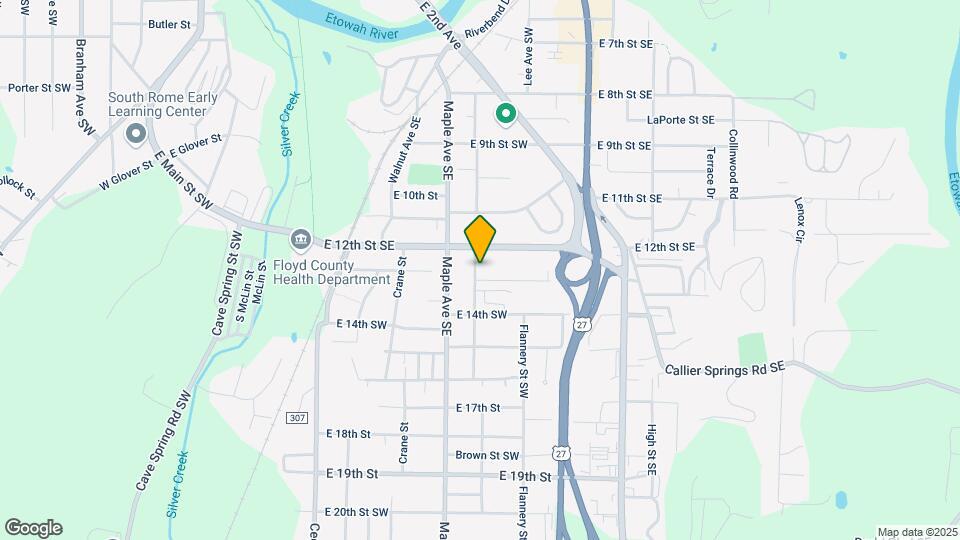 1211 Spring Creek St SW, Unit A Map and Location Details