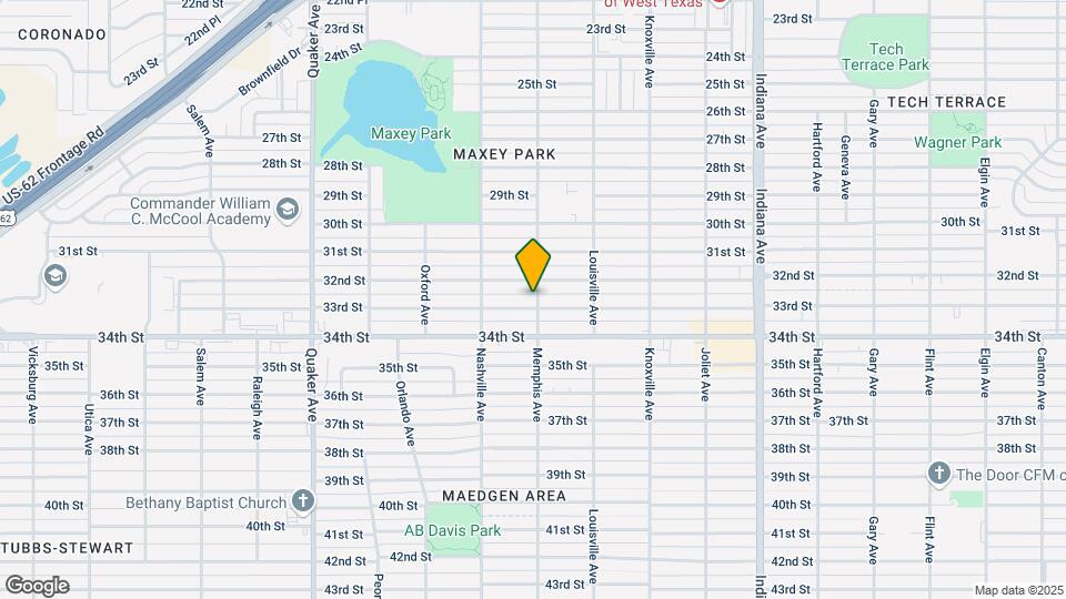 3802 33rd St Map and Location Details
