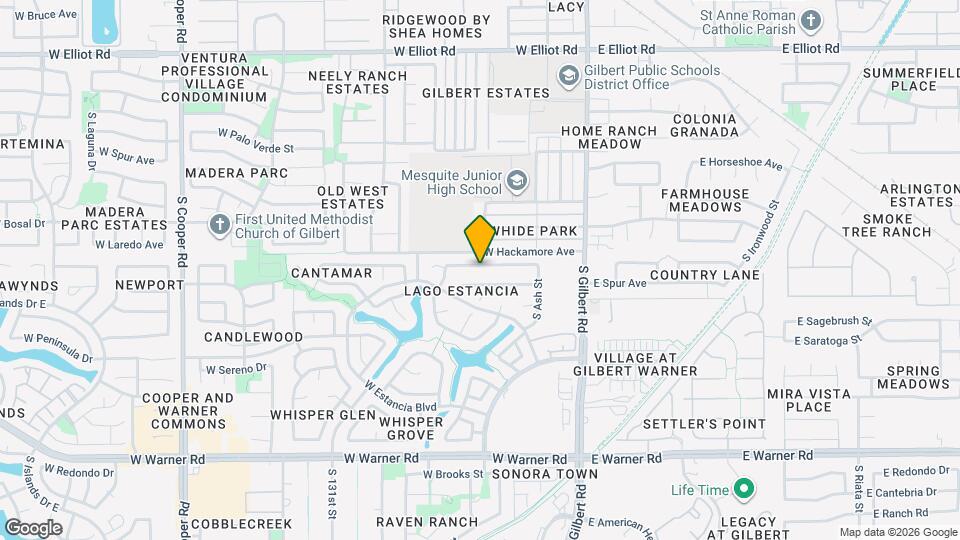 201 W Smoke Tree Rd Map and Location Details
