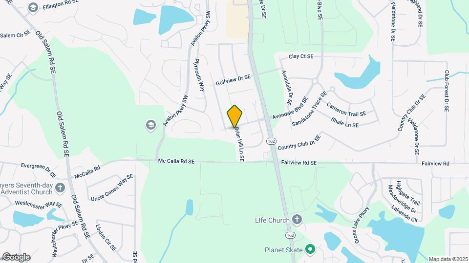 2804 Briar Hill Ln SE Map and Location Details