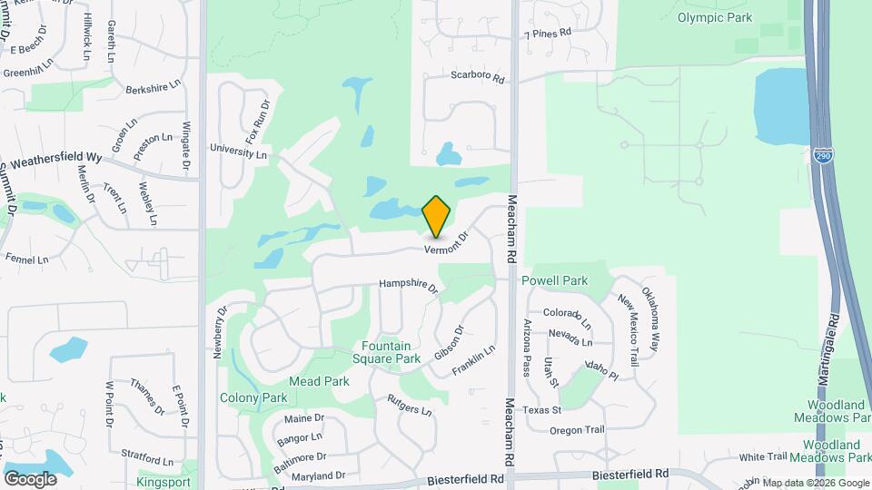 1696 Vermont Dr Map and Location Details