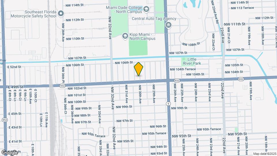 10320 NW 30th Ave Map and Location Details